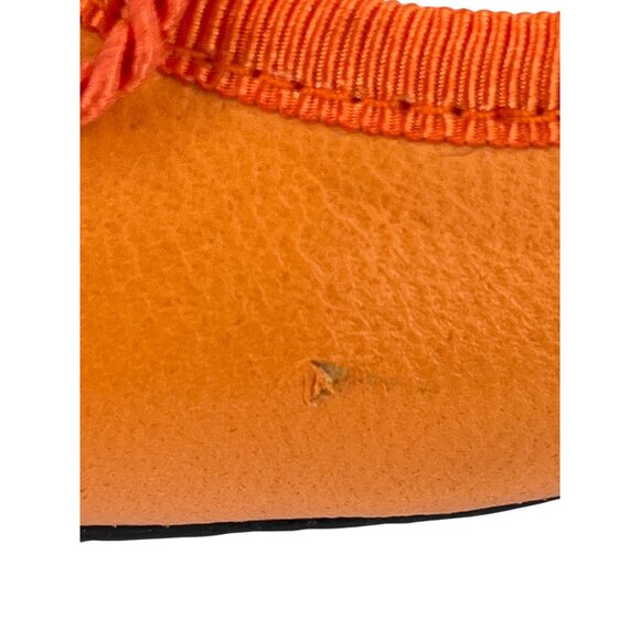 Paul Mayer Attitudes Womens Orange & Pink Ballet Flats - Picture 4 of 7